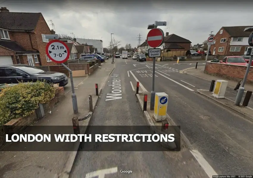 London Width Restrictions