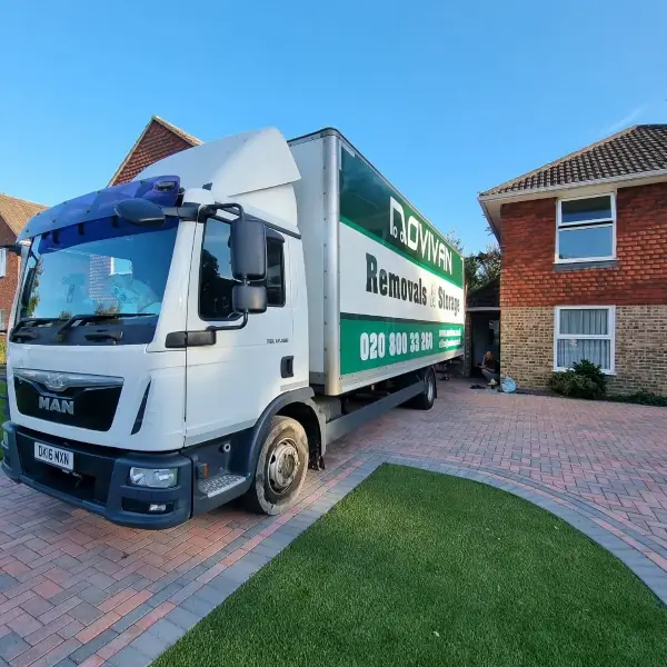 House removal lorry