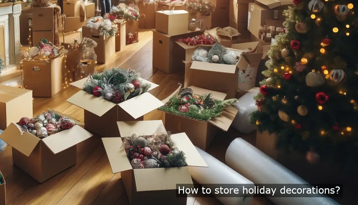 How to store holiday decorations