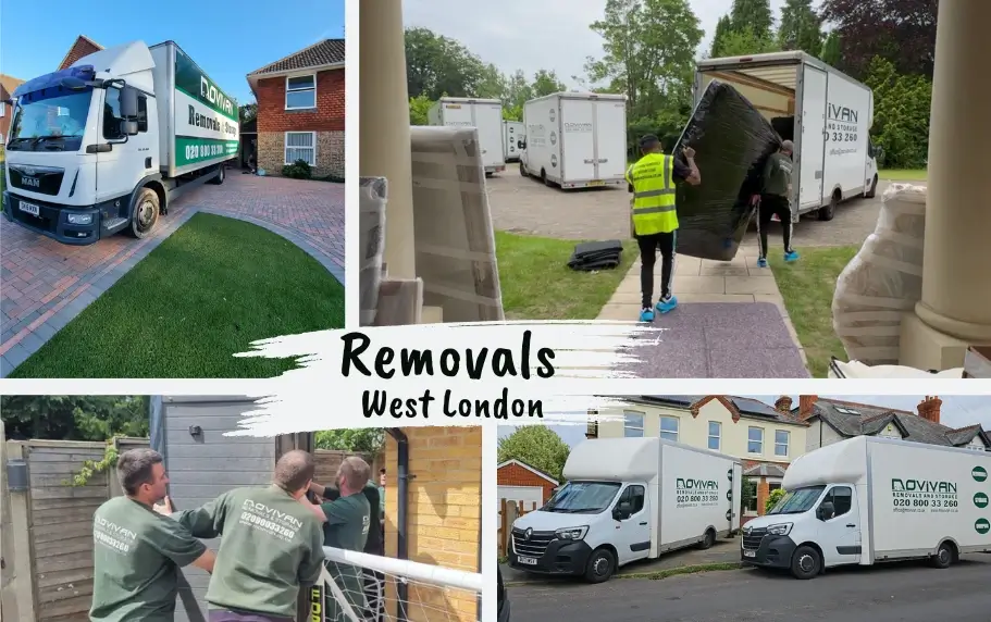 West London removals by Movivan