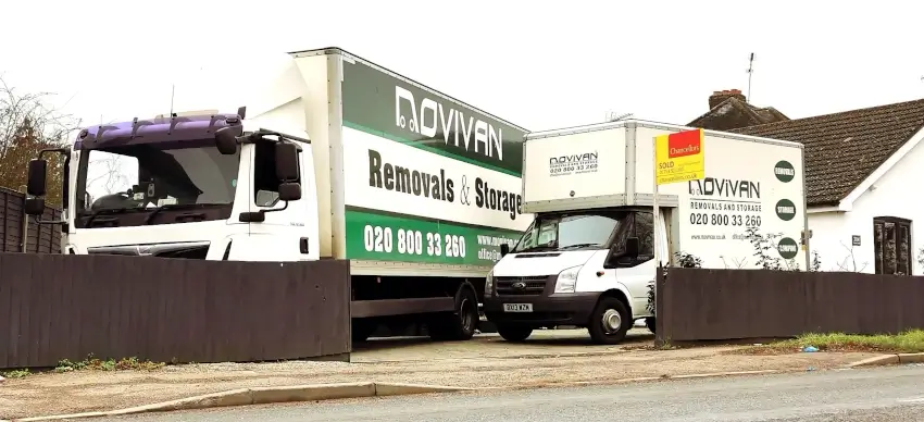 Moving size vans and lorries